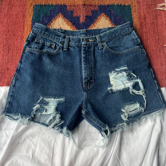 Wrangler Pants - Wrangler • High waisted denim Cutoffs. Waist Size 31